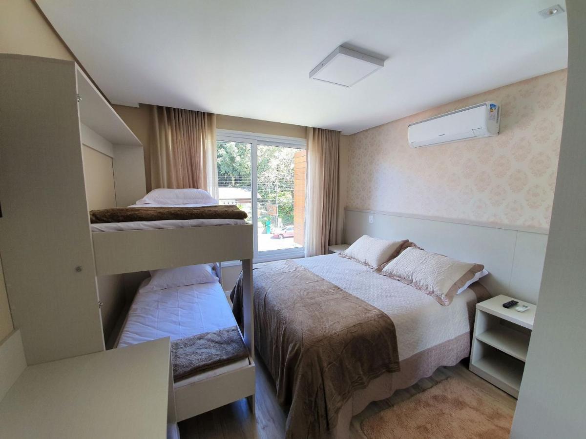 Apto Luxo 800M R. Coberta | 2 Suites | Mobiliado Gramado Exteriör bild