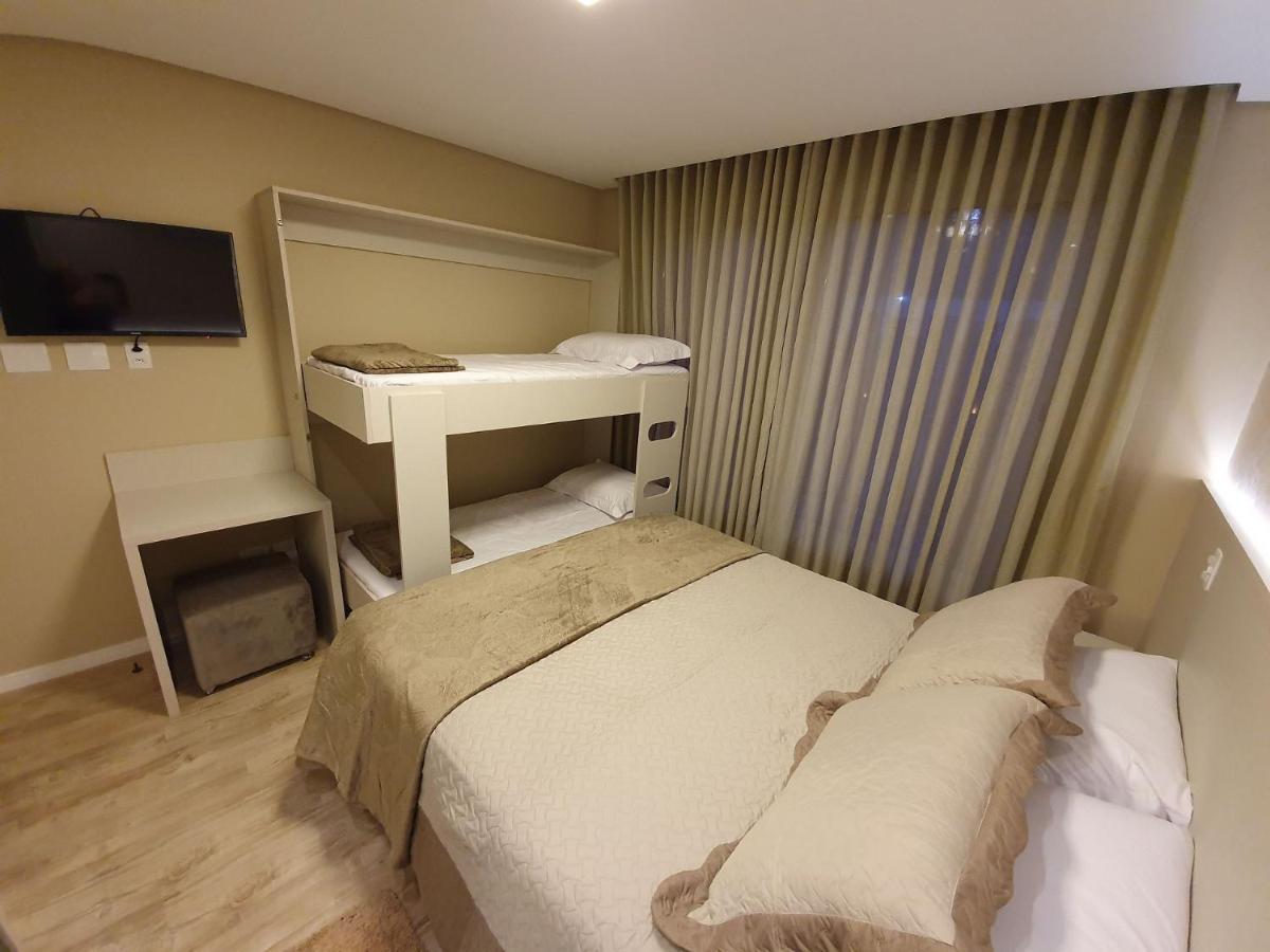 Apto Luxo 800M R. Coberta | 2 Suites | Mobiliado Gramado Exteriör bild