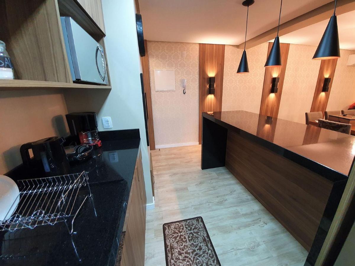Apto Luxo 800M R. Coberta | 2 Suites | Mobiliado Gramado Exteriör bild
