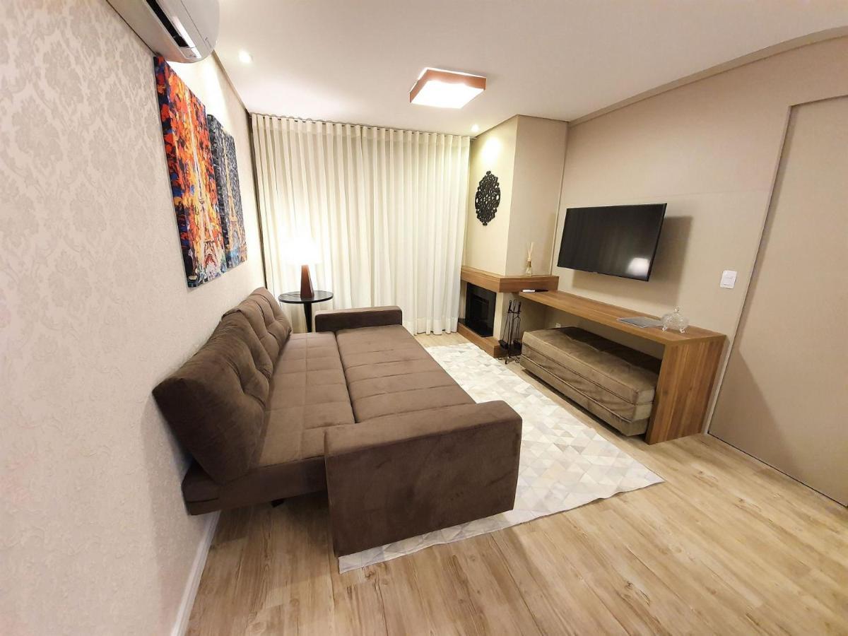Apto Luxo 800M R. Coberta | 2 Suites | Mobiliado Gramado Exteriör bild