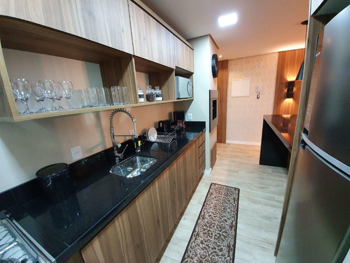 Apto Luxo 800M R. Coberta | 2 Suites | Mobiliado Gramado Exteriör bild